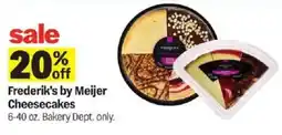 Meijer Frederik's by Meijer Cheesecakes offer