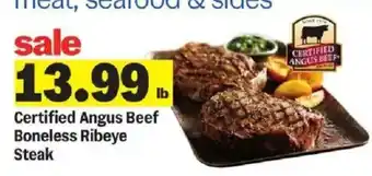 Meijer Certified Angus Beef Boneless Ribeye Steak offer