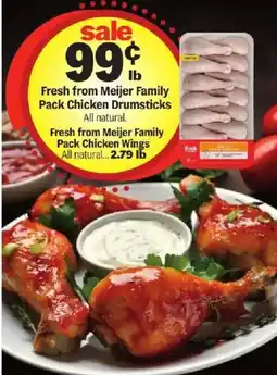 Meijer Meijer Family Pack Chicken Drumsticks offer