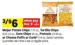 Meijer Meijer potato chips offer