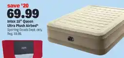 Meijer Intex ultra plush airbed offer