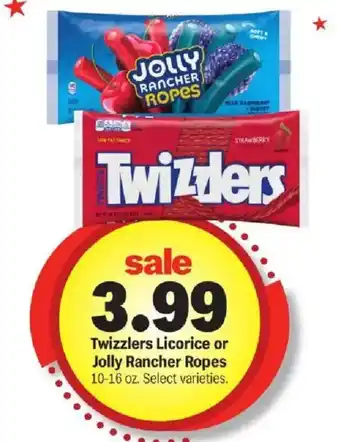 Meijer Twizzlers Licorice or Jolly Rancher Ropes offer