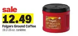 Meijer Folgers ground coffee offer