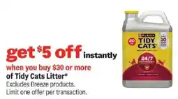 Meijer Purina Tidy Cats Litter offer