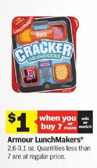 Armour LunchMakers Cracker Crunchers