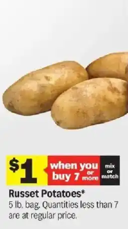 Meijer Russet Potatoes offer
