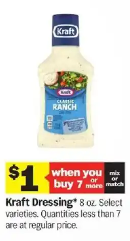 Meijer Kraft dressing offer