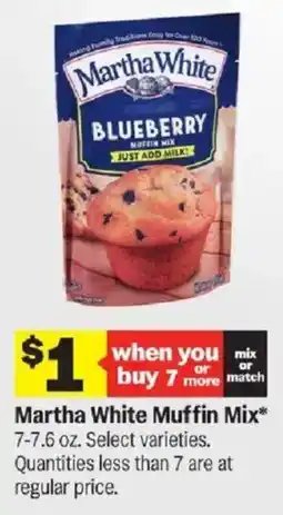 Meijer Martha White Muffin Mix offer