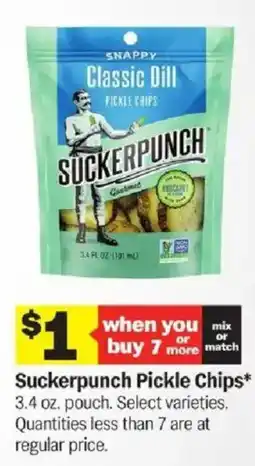 Meijer Suckerpunch pickle chips offer