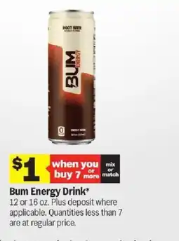 Meijer Bum Energy Drink offer