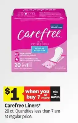 Meijer Carefree Liners offer