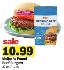 Meijer Meijer beef burgers offer