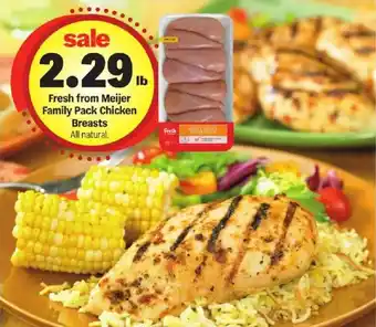 Meijer Meijer Family Pack Chicken Breasts offer