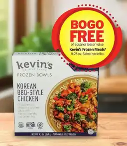 Meijer Kevin's Frozen Meals offer