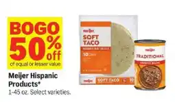 Meijer Meijer Hispanic Products offer