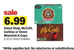 Meijer Donut Shop, McCafé, Caribou or Green Mountain K-Cups offer