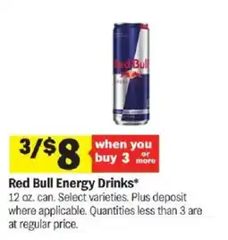 Meijer Red Bull Energy Drinks offer