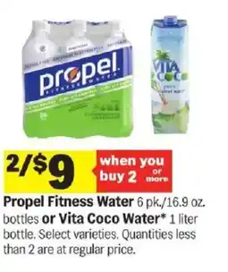 Meijer Propel Fitness Water or Vita Coco Water offer
