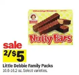 Meijer Little Debbie Nutty Bars offer
