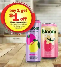 Meijer Bloom Energy or Pop offer