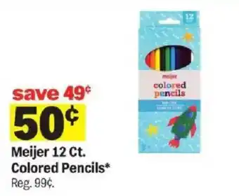 Meijer Meijer colored pencils offer
