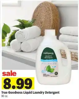 Meijer True Goodness Liquid Laundry Detergent offer