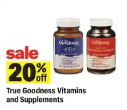Meijer True Goodness Vitamins and Supplements offer