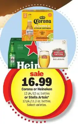 Meijer Corona or Heineken or Stella Artois offer