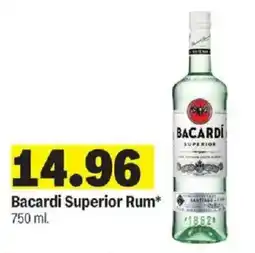 Meijer Bacardi Superior Rum offer