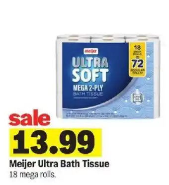 Meijer Meijer ultra bath tissue offer