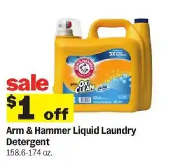 Meijer Arm & Hammer Liquid Laundry Detergent offer