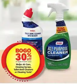 Meijer Meijer air care, cleaning sprays, toilet bowl cleaners or cleaning tools offer