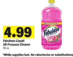 Meijer Fabuloso liquid all-purpose cleaner offer