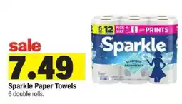 Meijer Sparkle Paper Towels offer