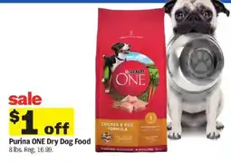 Meijer Purina ONE Dry Dog Food offer