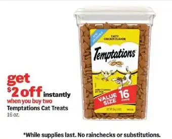 Meijer Temptations Cat Treats offer