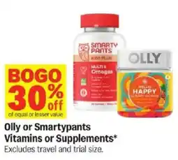 Meijer Olly or Smartypants Vitamins or Supplements offer