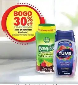 Meijer Tums or Benefiber Products offer