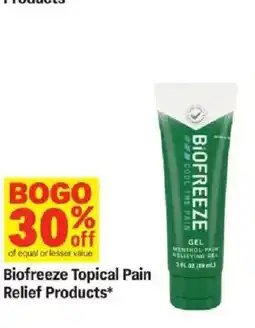Meijer Biofreeze topical pain relief products offer