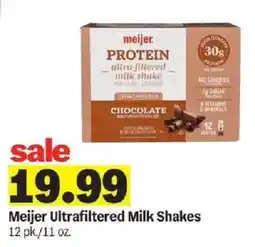 Meijer Meijer Ultrafiltered Milk Shakes offer