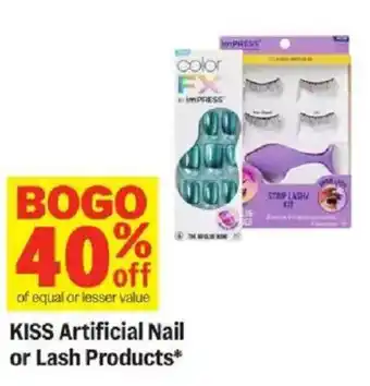 Meijer Kiss Artificial Nail or Lash Products offer