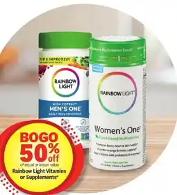 Meijer Rainbow Light Vitamins or Supplements offer