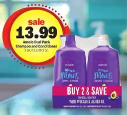 Meijer Aussie miracle moist shampoo and conditioner offer