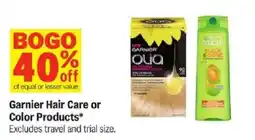 Meijer Garnier Hair Care or Color Products offer
