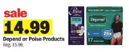 Meijer Depend or Poise Products offer
