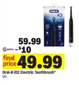 Meijer Oral-B iO2 Electric Toothbrush offer
