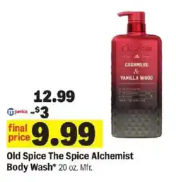 Meijer Old Spice The Spice Alchemist Body Wash offer