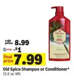 Meijer Old Spice Shampoo or Conditioner offer