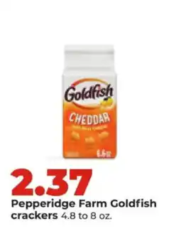 Hy-Vee Pepperidge Farm Goldfish crackers offer
