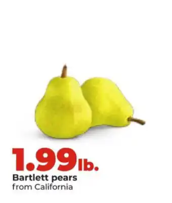 Hy-Vee Bartlett pears offer